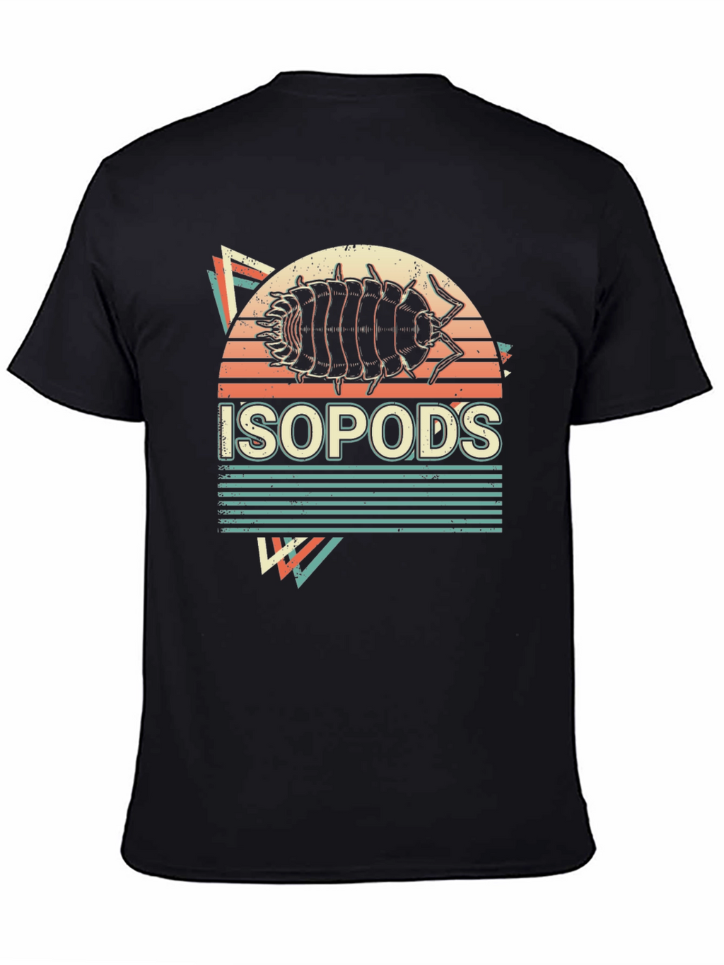 Isopod Retro Graphic T-Shirt - Pill Bug Design