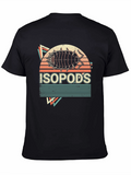 Isopod Retro Graphic T-Shirt - Pill Bug Design