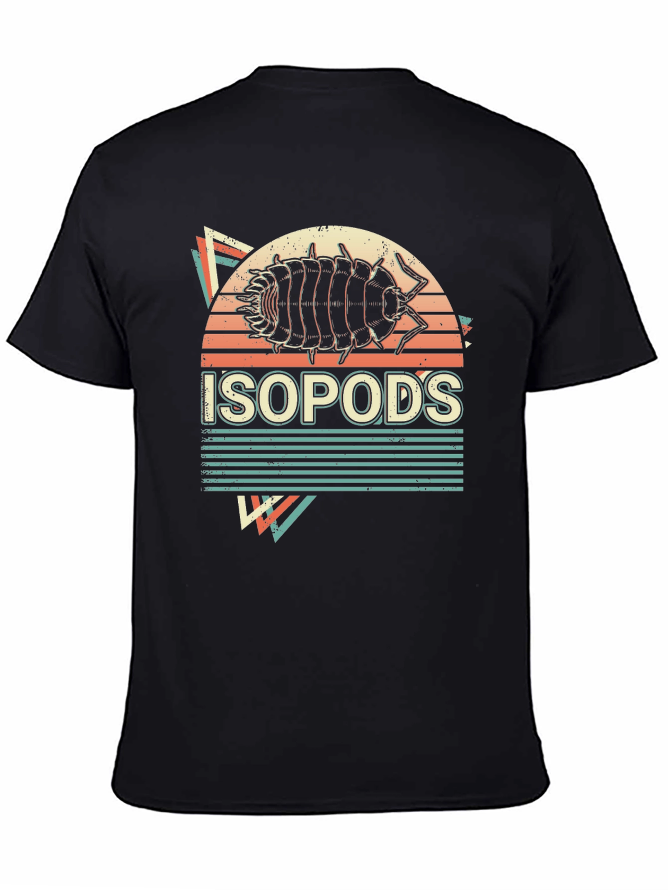 Isopod Retro Graphic T-Shirt - Pill Bug Design