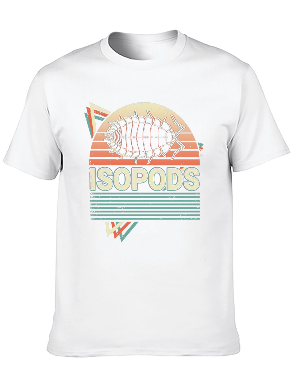 Isopod Retro Graphic T-Shirt - Pill Bug Design
