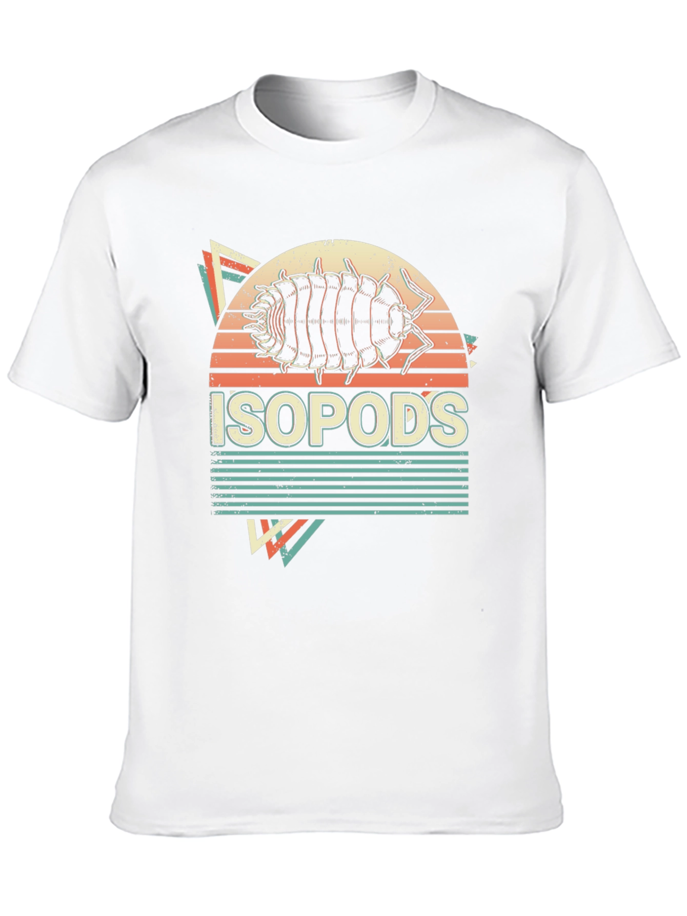 Isopod Retro Graphic T-Shirt - Pill Bug Design