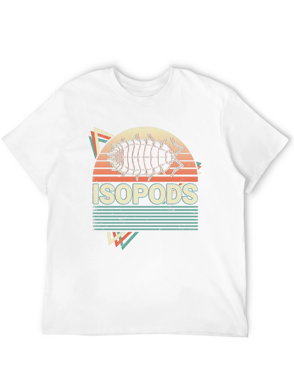 Isopod Retro Graphic T-Shirt - Pill Bug Design