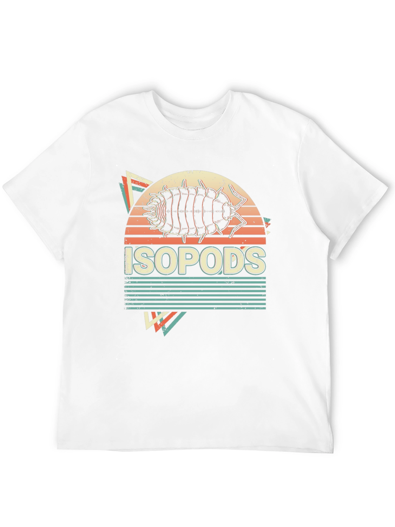 Isopod Retro Graphic T-Shirt - Pill Bug Design
