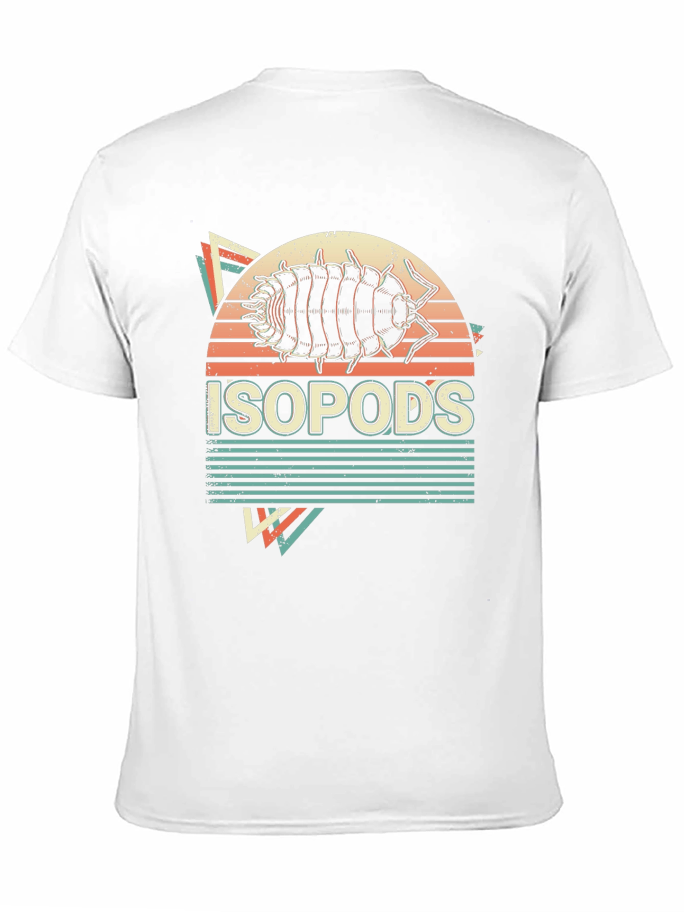 Isopod Retro Graphic T-Shirt - Pill Bug Design
