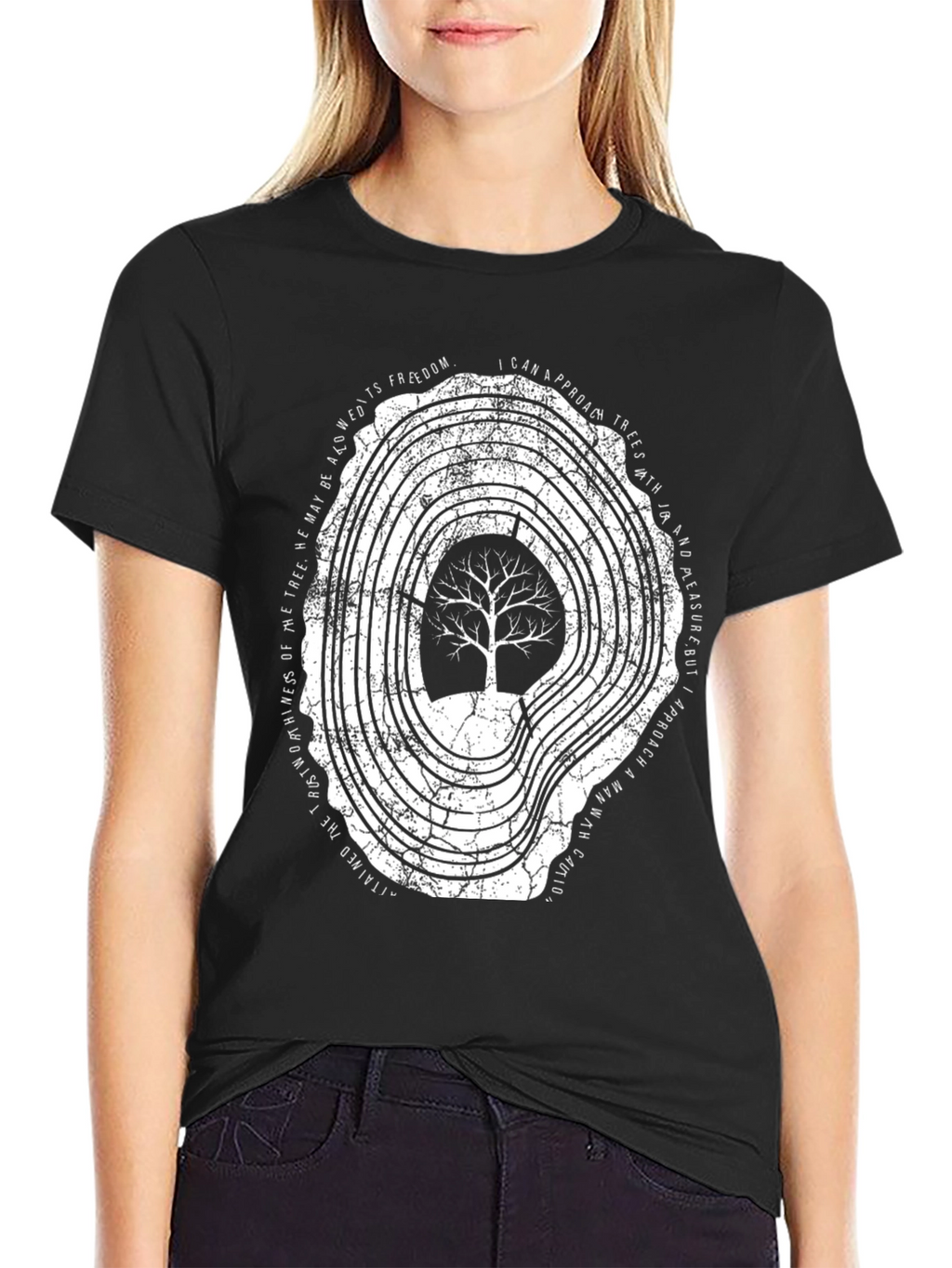 Tree Ring Graphic Tee - Nature Inspired Menswear