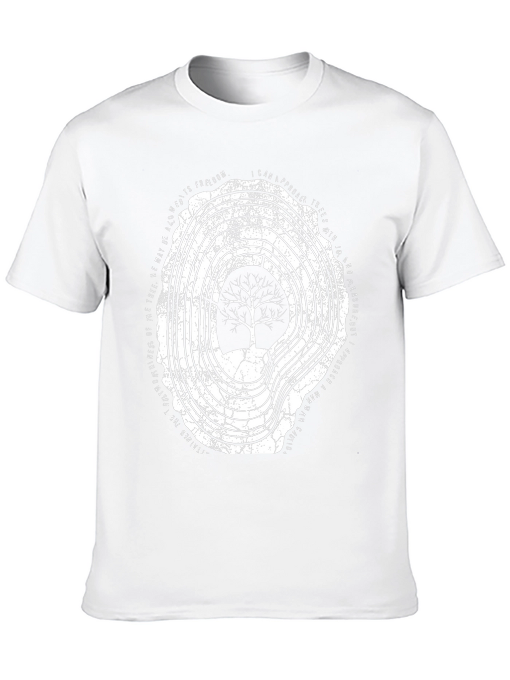 Tree Ring Graphic Tee - Nature Inspired Menswear