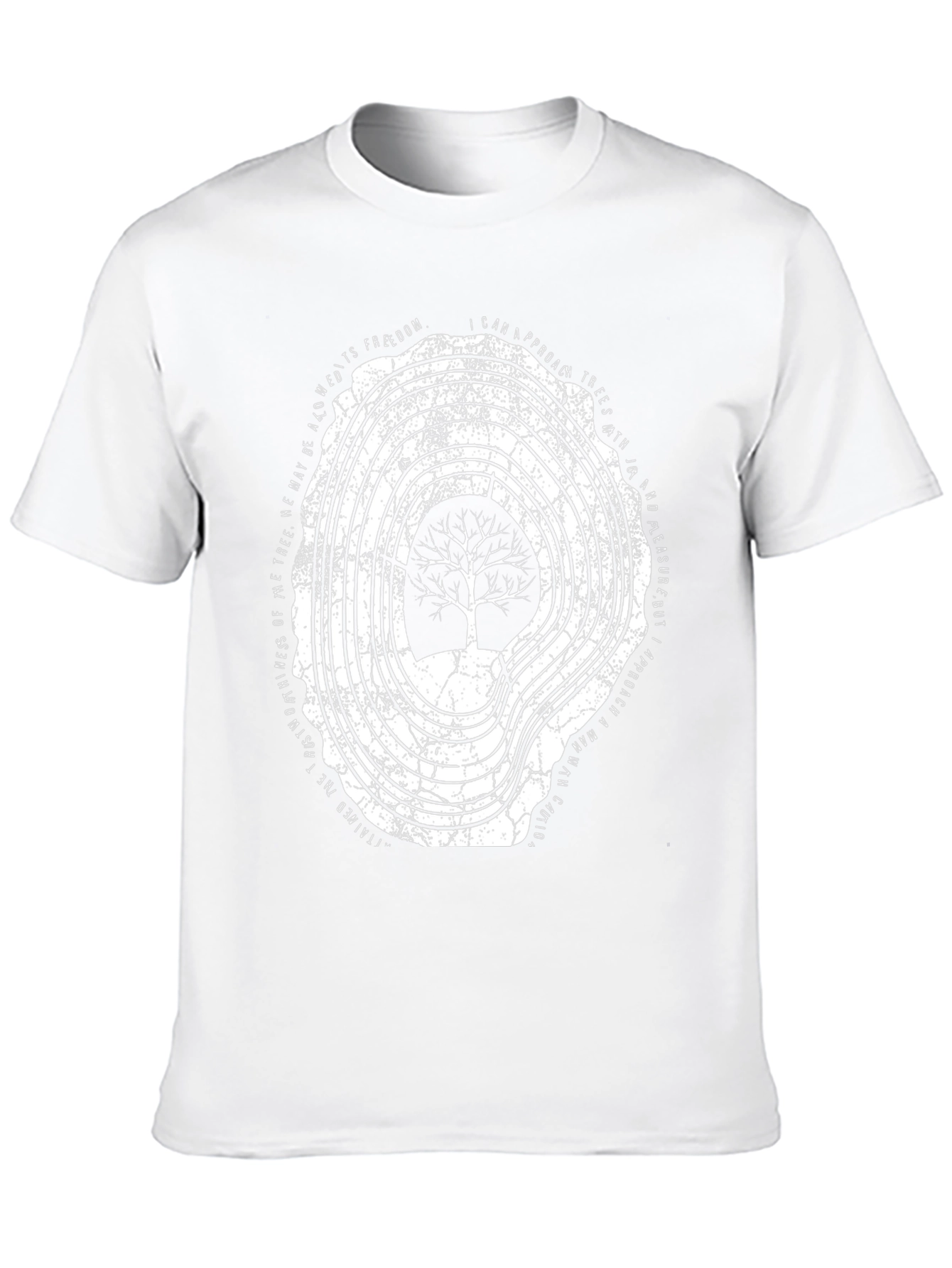 Tree Ring Graphic Tee - Nature Inspired Menswear