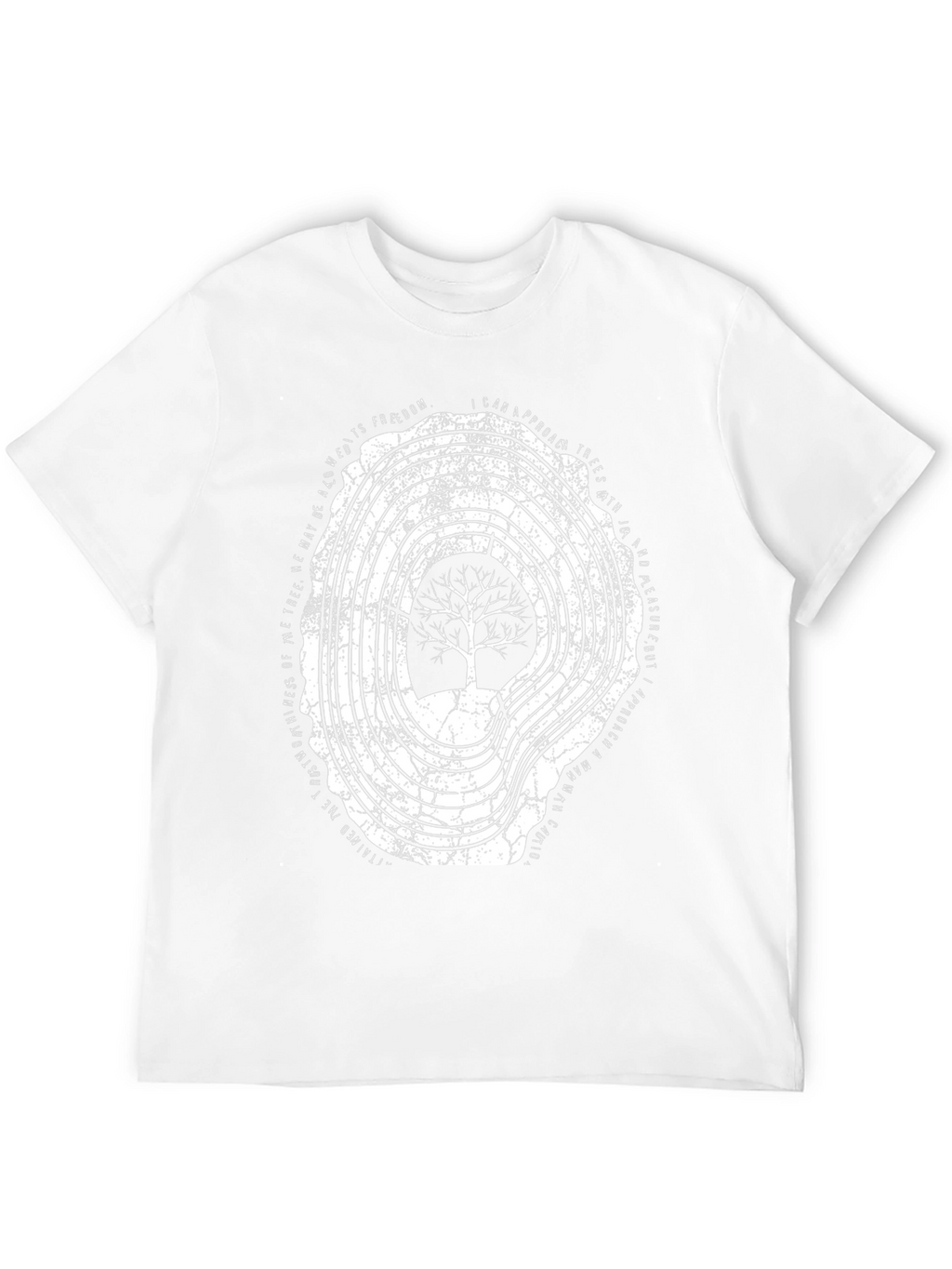 Tree Ring Graphic Tee - Nature Inspired Menswear