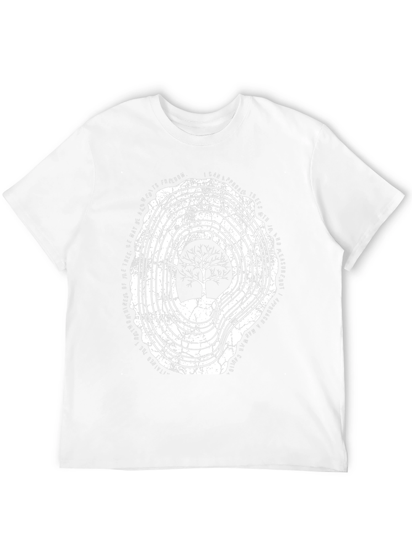 Tree Ring Graphic Tee - Nature Inspired Menswear