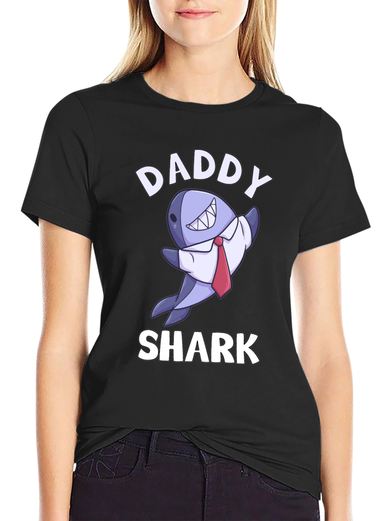 Daddy Shark Graphic Tee - Funny Fathers Day Shirt