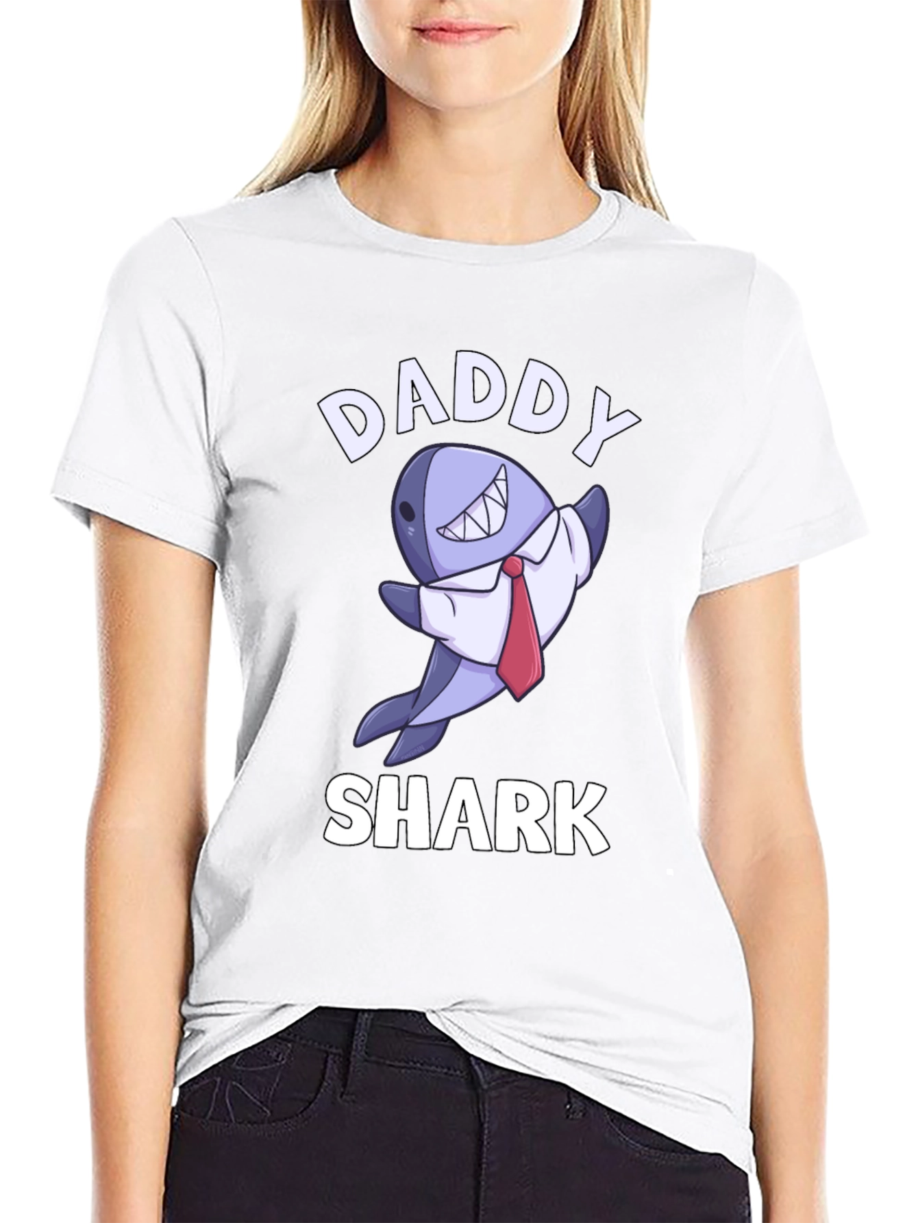 Daddy Shark Graphic Tee - Funny Fathers Day Shirt