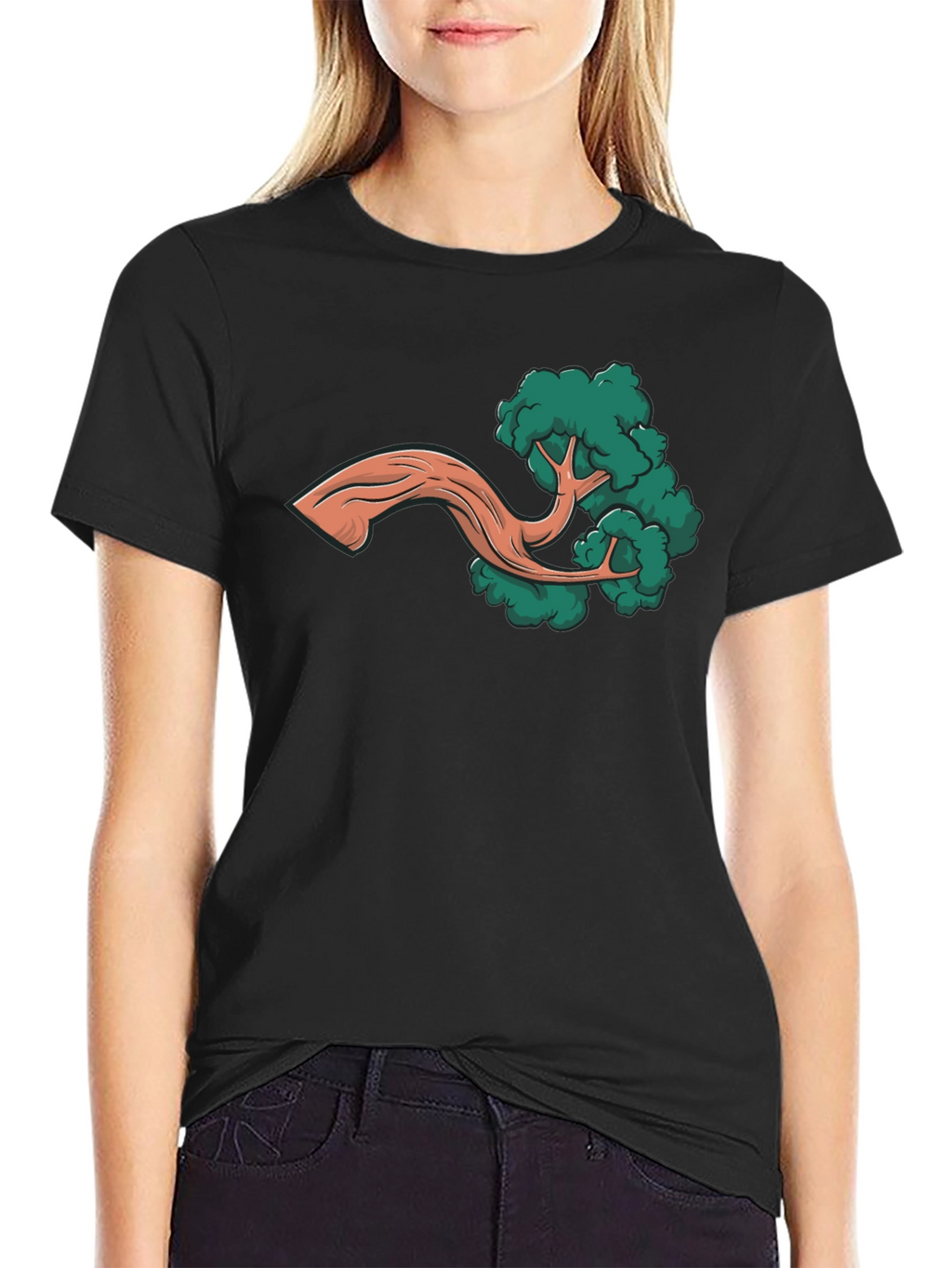 Bonsai Tree Graphic Tee - Nature Inspired Design