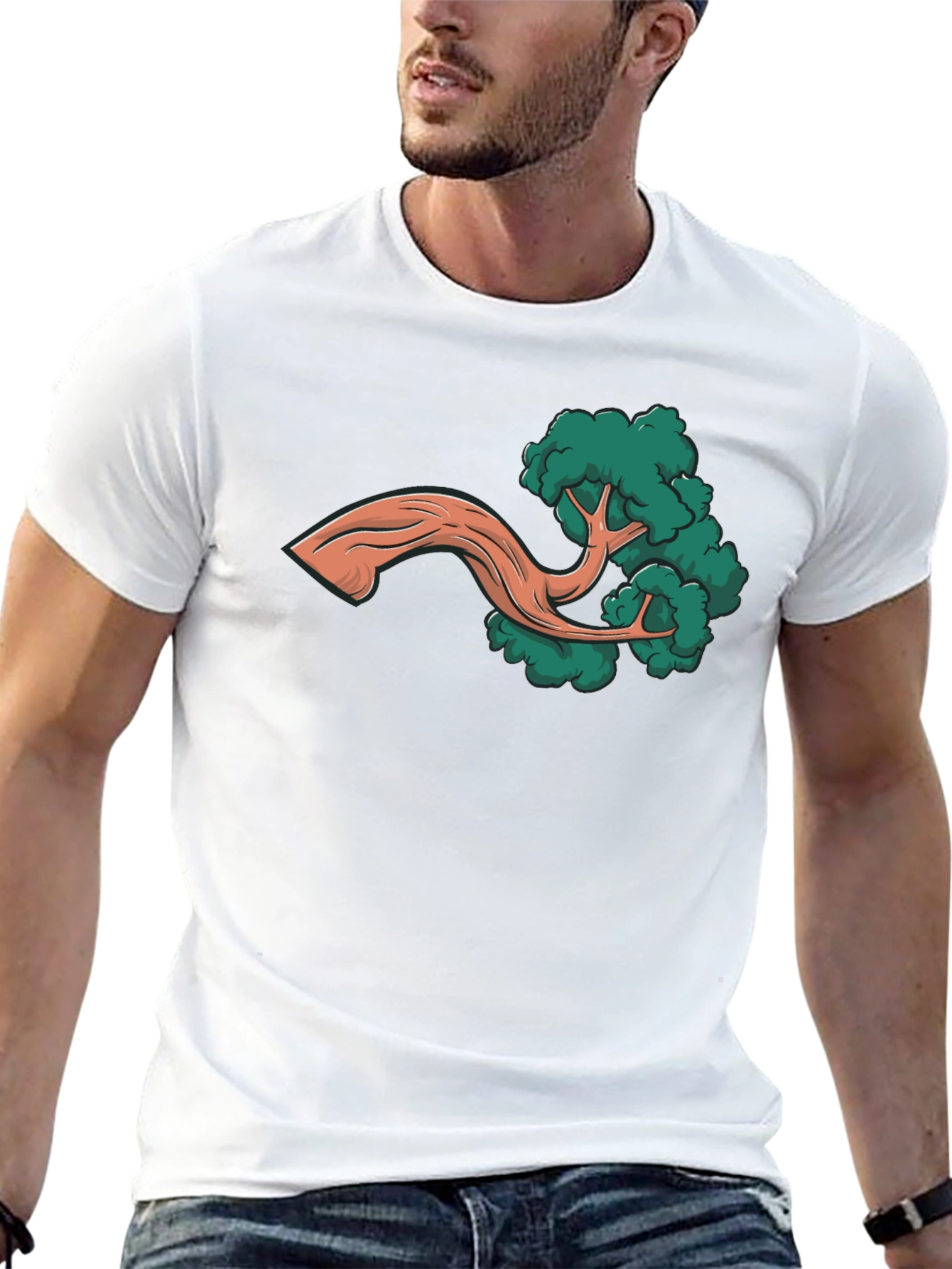 Bonsai Tree Graphic Tee - Nature Inspired Design