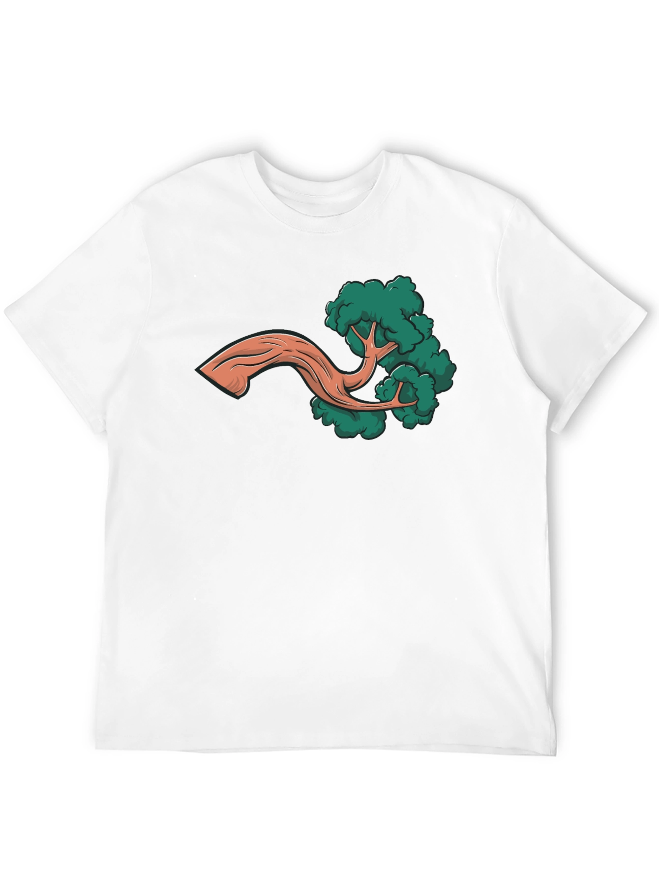Bonsai Tree Graphic Tee - Nature Inspired Design