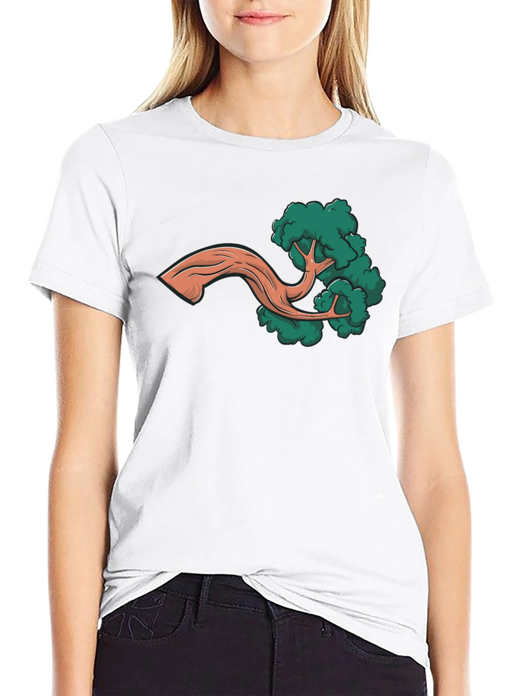 Bonsai Tree Graphic Tee - Nature Inspired Design