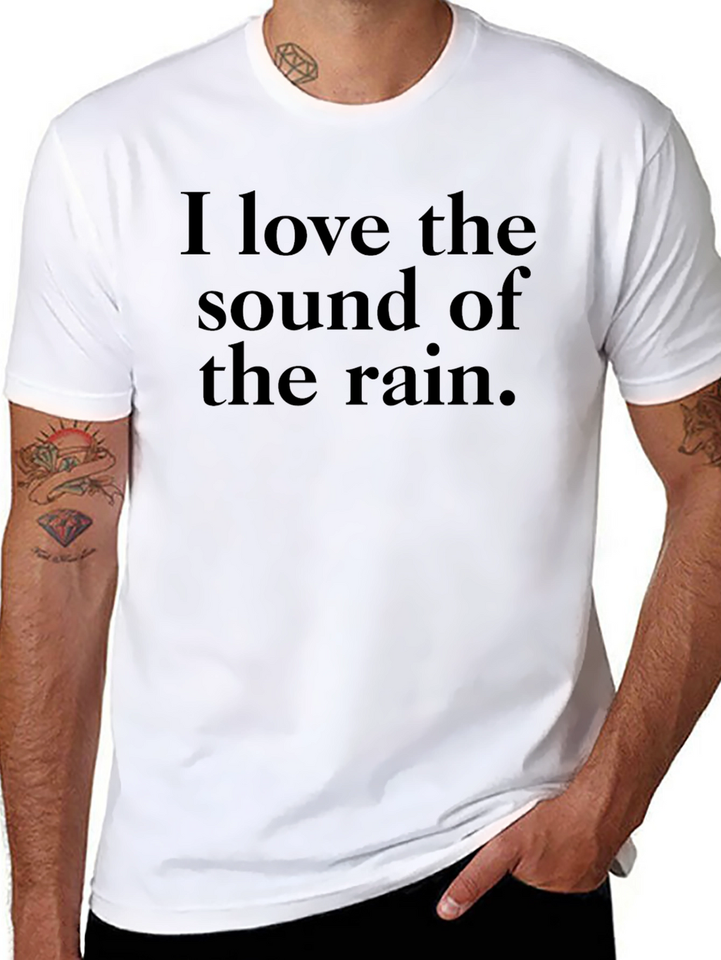 Rain Sound Tee - Soft Comfort