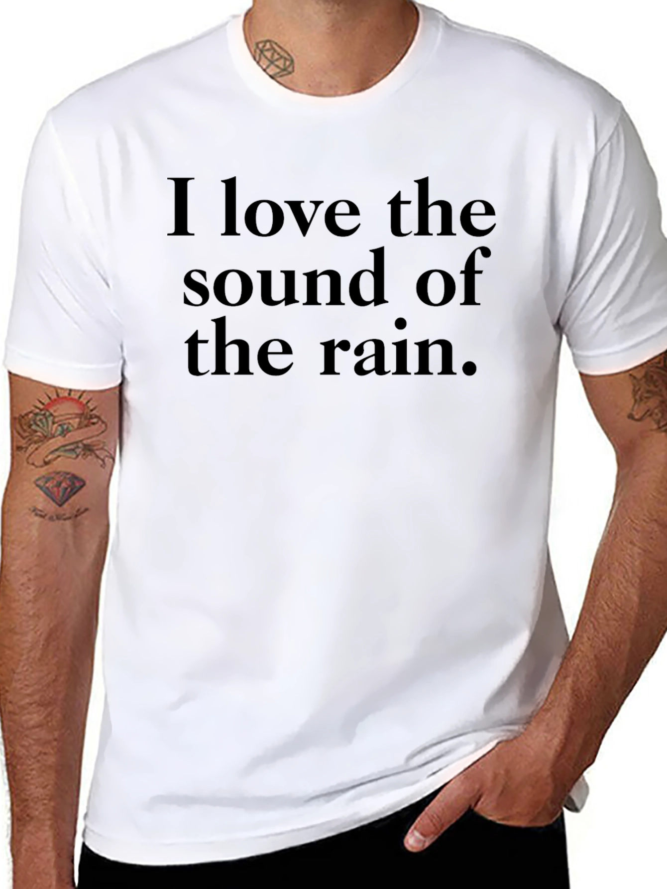 Rain Sound Tee - Soft Comfort