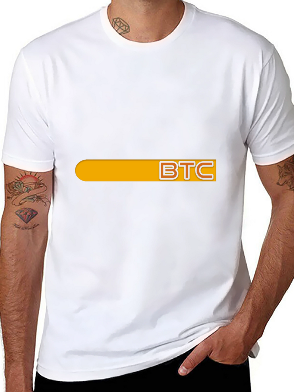 Bitcoin BTC Crypto T-Shirt - Black
