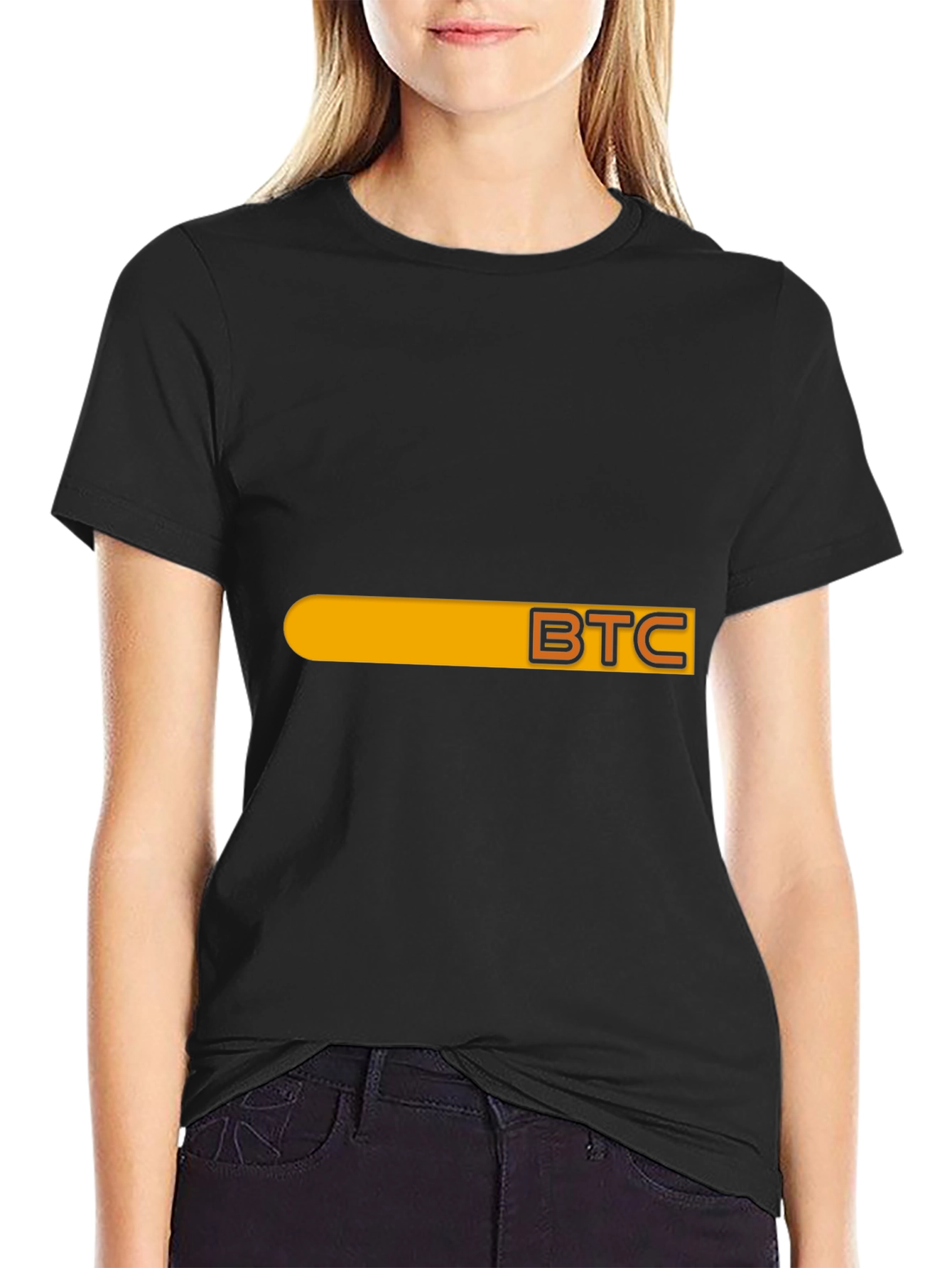 Bitcoin BTC Crypto T-Shirt - Black