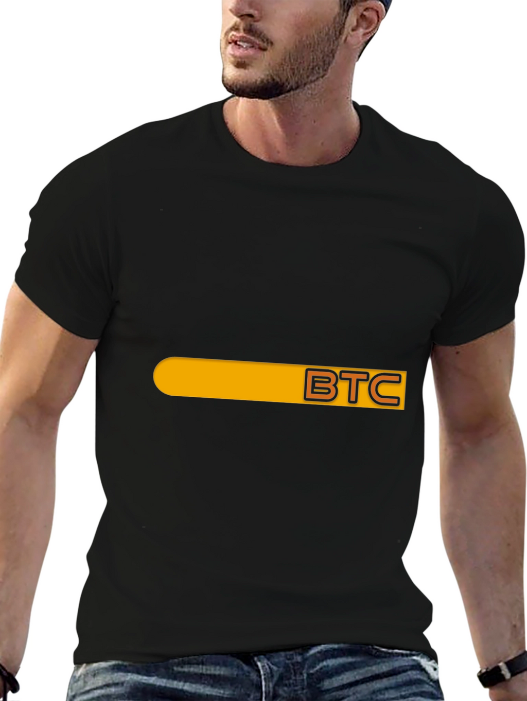 Bitcoin BTC Crypto T-Shirt - Black