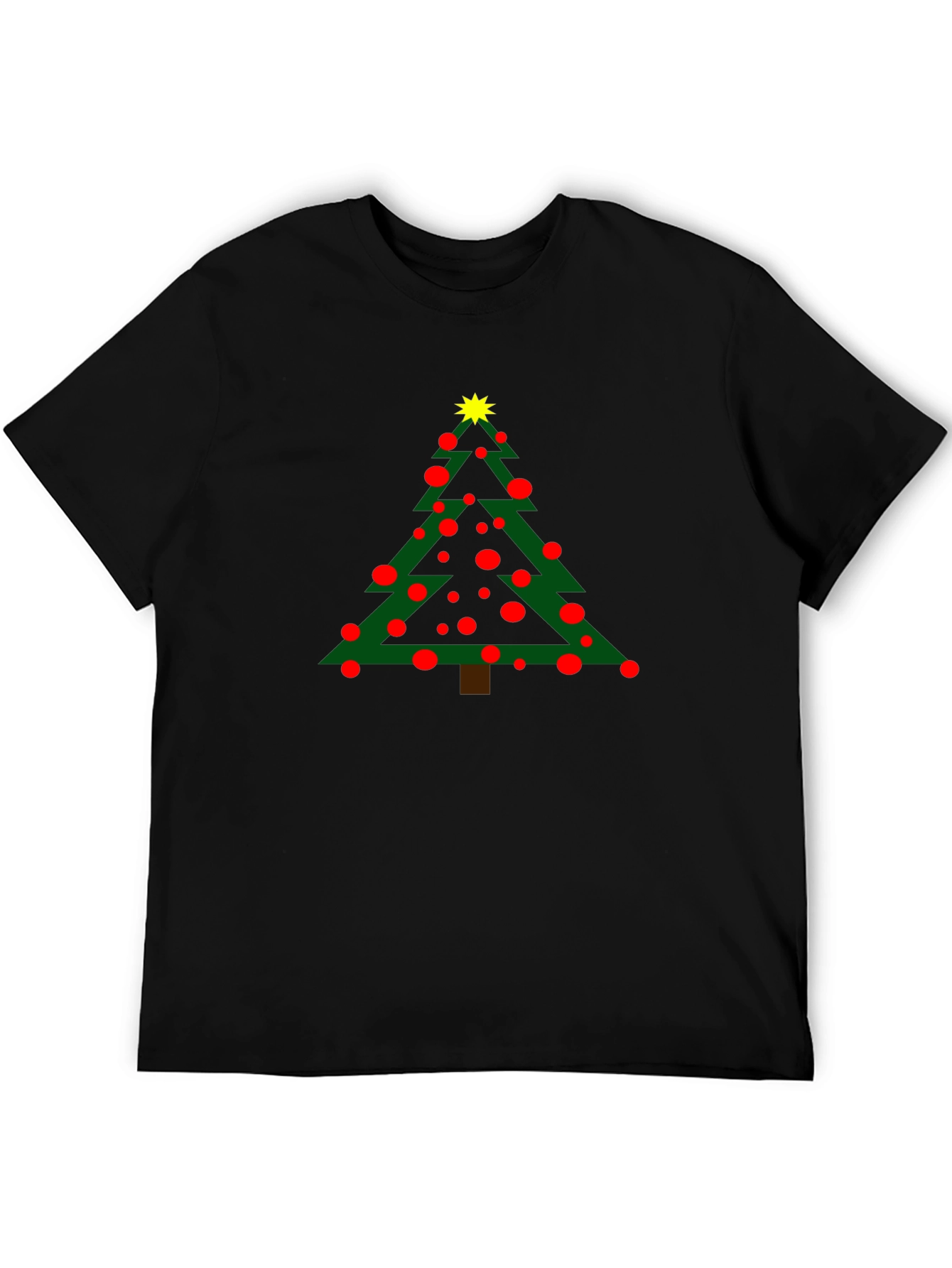 Festive Christmas Tree Graphic Tee - Holiday Cheer!