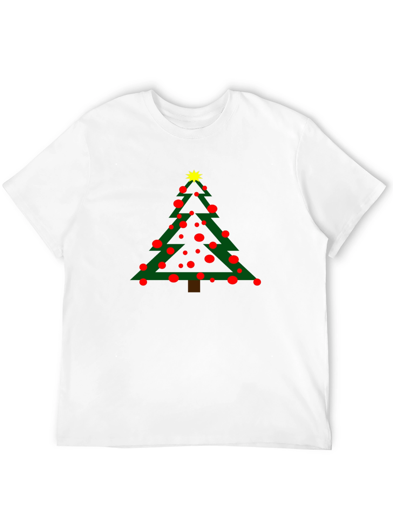Festive Christmas Tree Graphic Tee - Holiday Cheer!