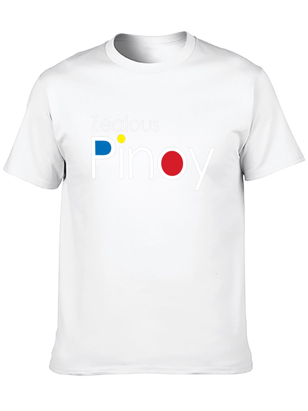 Zealous Pinoy T-Shirt - Black Crew Neck Graphic Tee