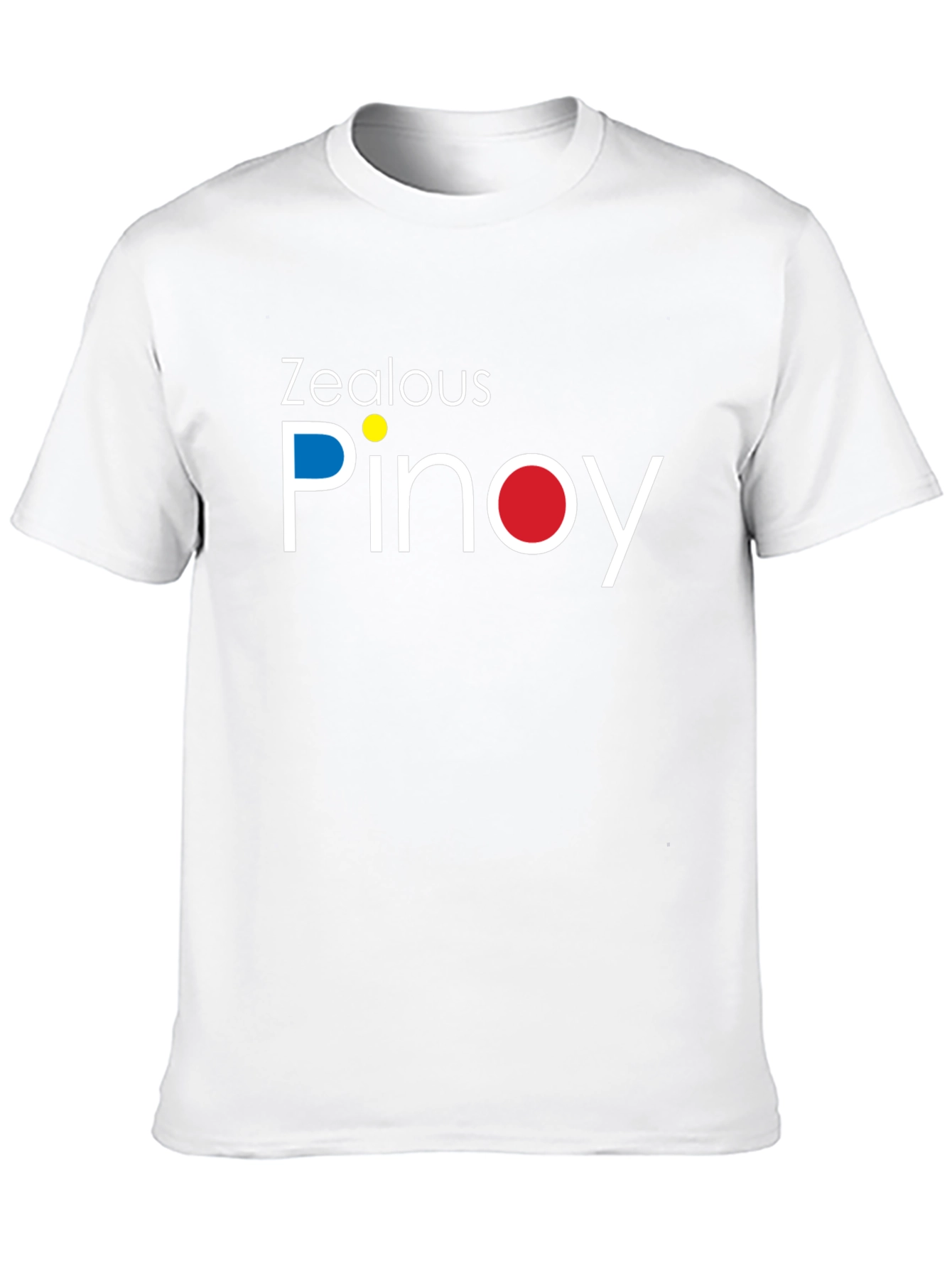Zealous Pinoy T-Shirt - Black Crew Neck Graphic Tee