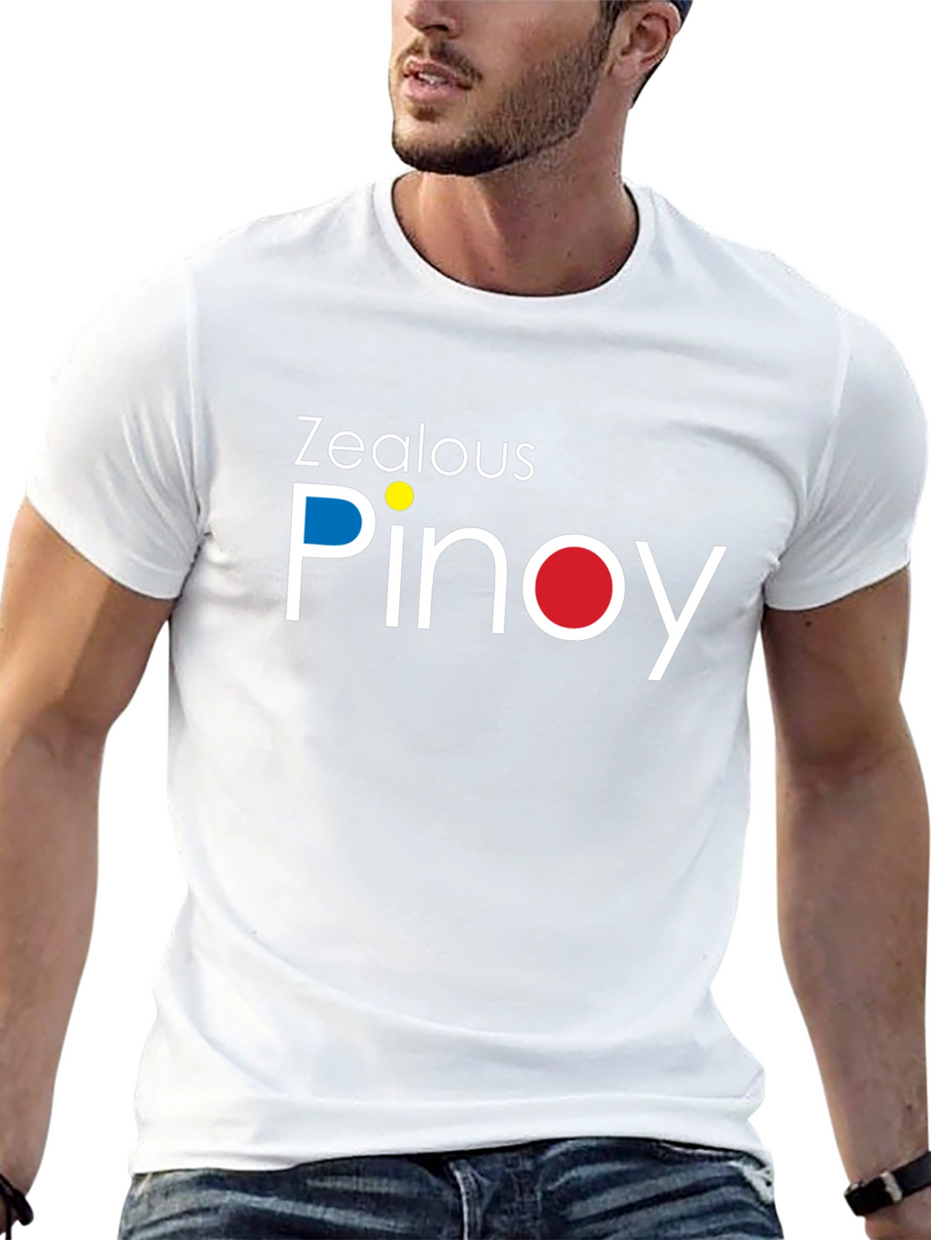 Zealous Pinoy T-Shirt - Black Crew Neck Graphic Tee
