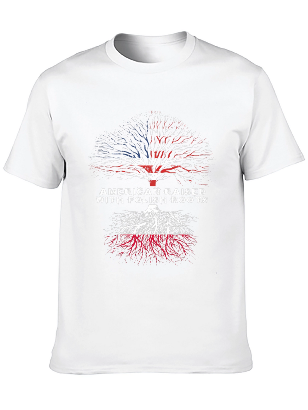 American Raised with Polish Roots T-Shirt