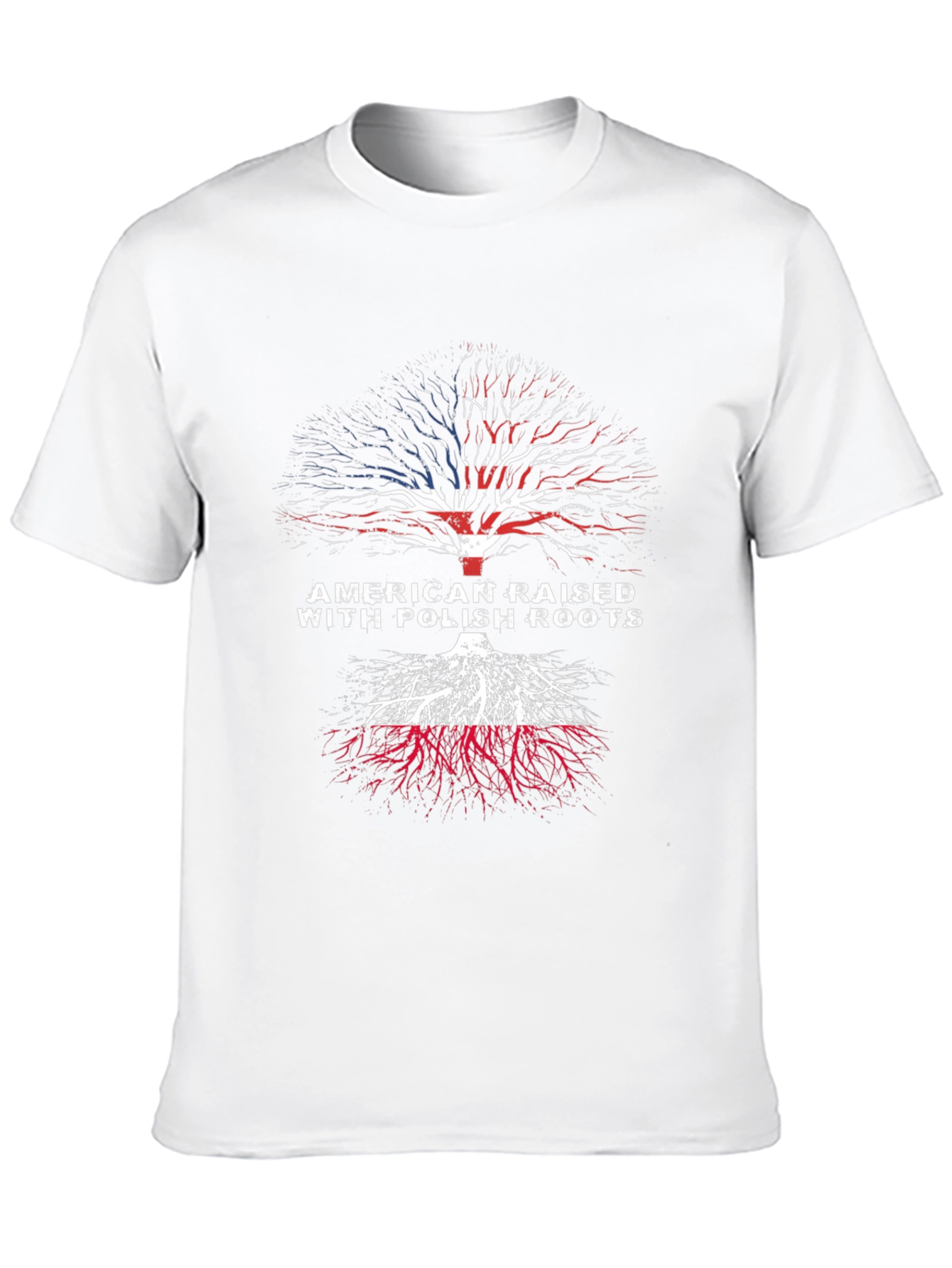 American Raised with Polish Roots T-Shirt