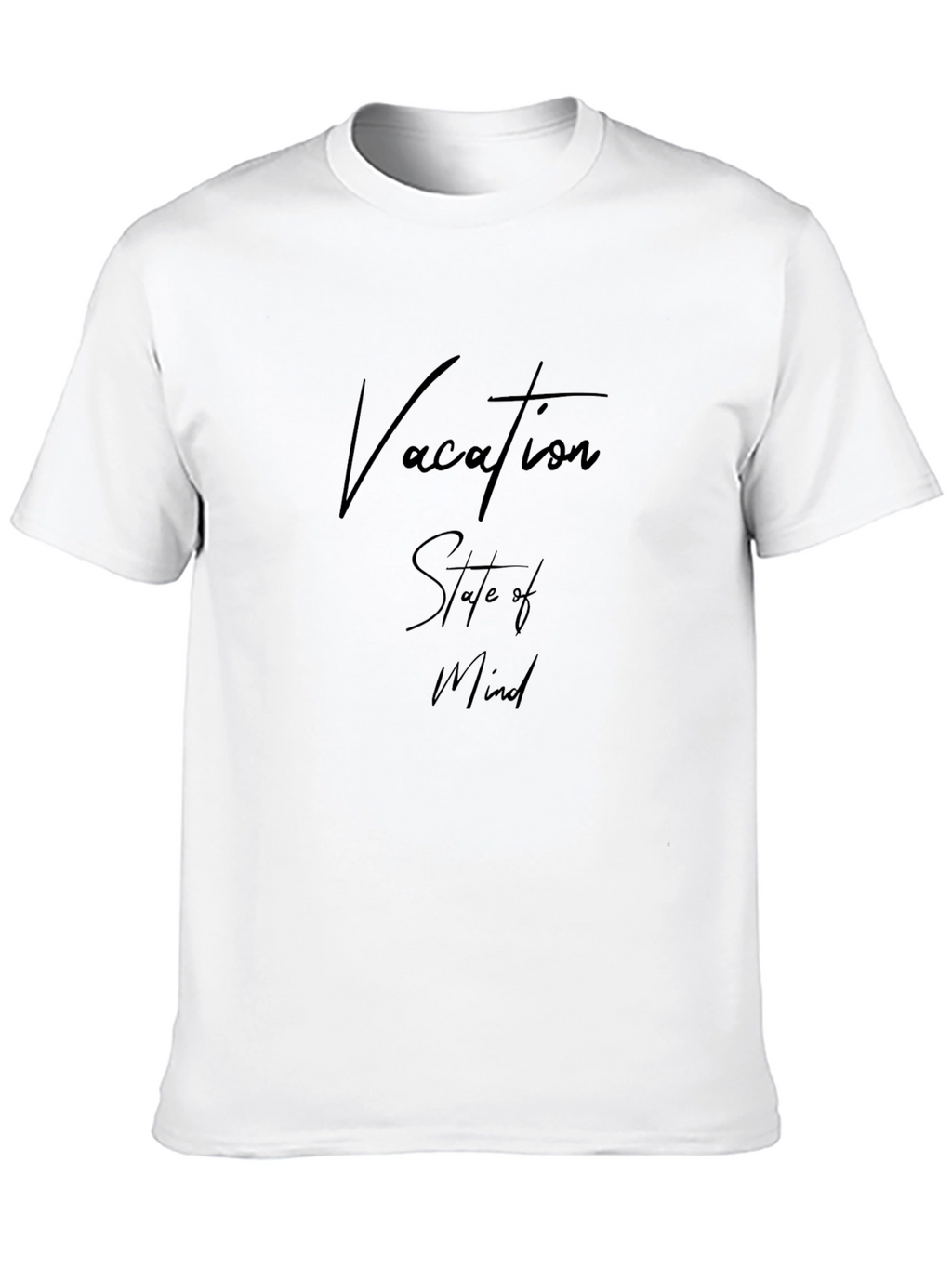 Vacation State of Mind Graphic Tee - Black