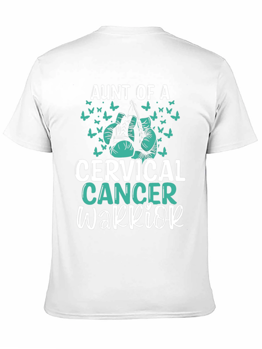 Aunt Of A Cervical Cancer Warrior T-Shirt