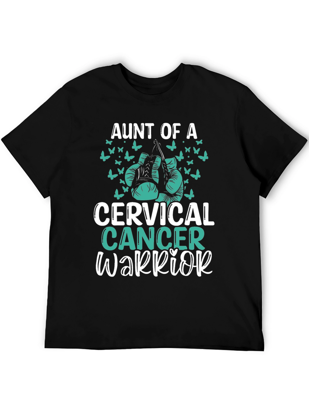 Aunt Of A Cervical Cancer Warrior T-Shirt