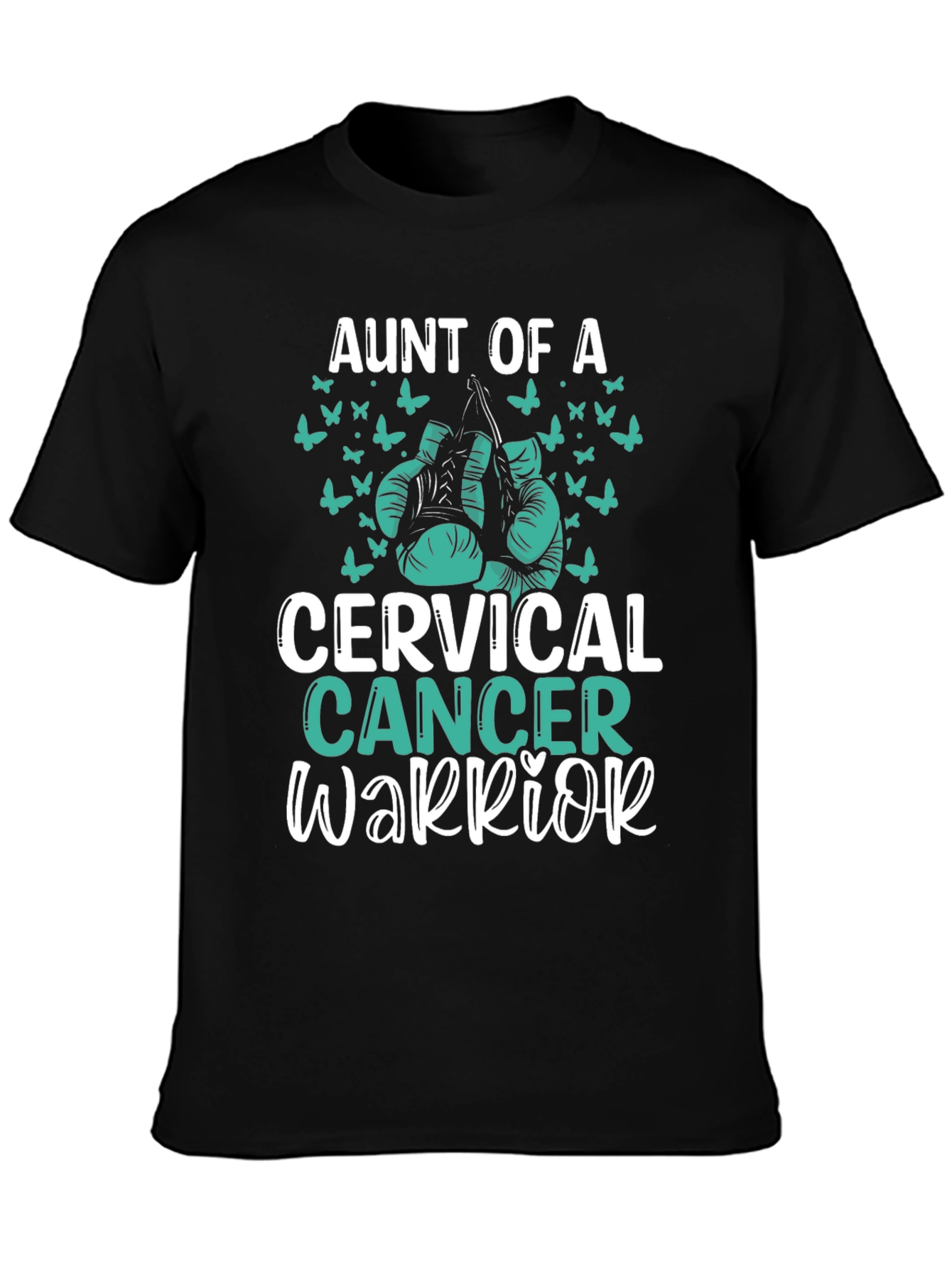 Aunt Of A Cervical Cancer Warrior T-Shirt