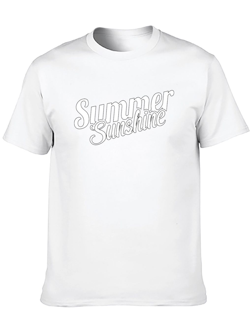 Summer Sunshine Black Graphic Tee