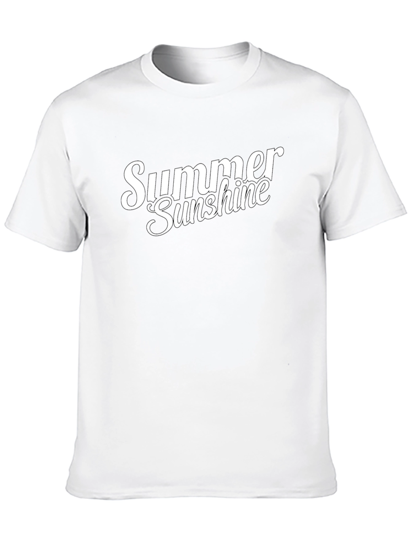 Summer Sunshine Black Graphic Tee
