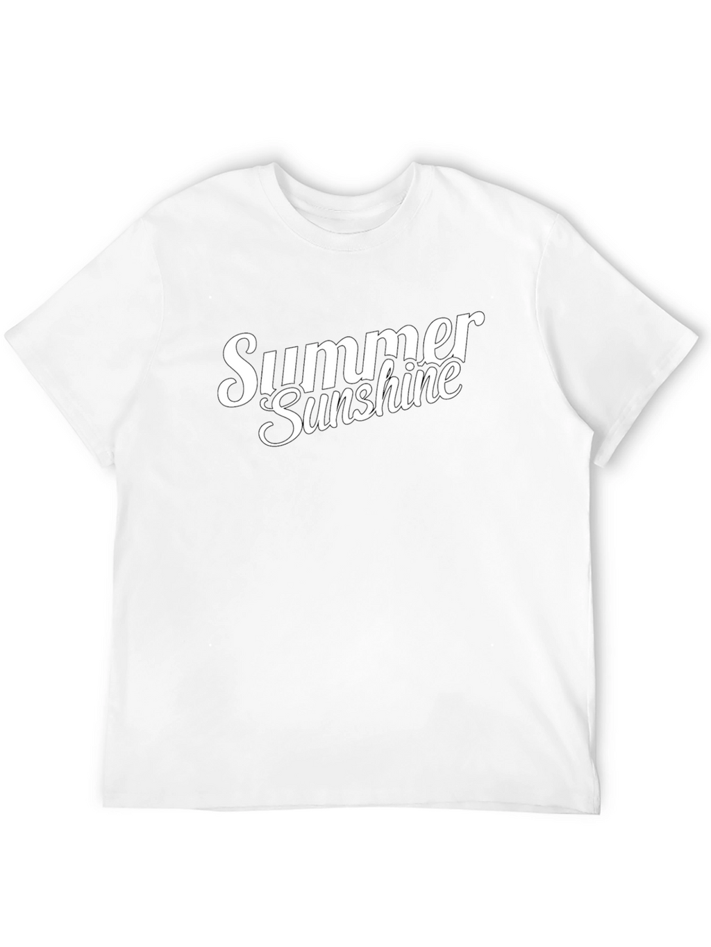 Summer Sunshine Black Graphic Tee