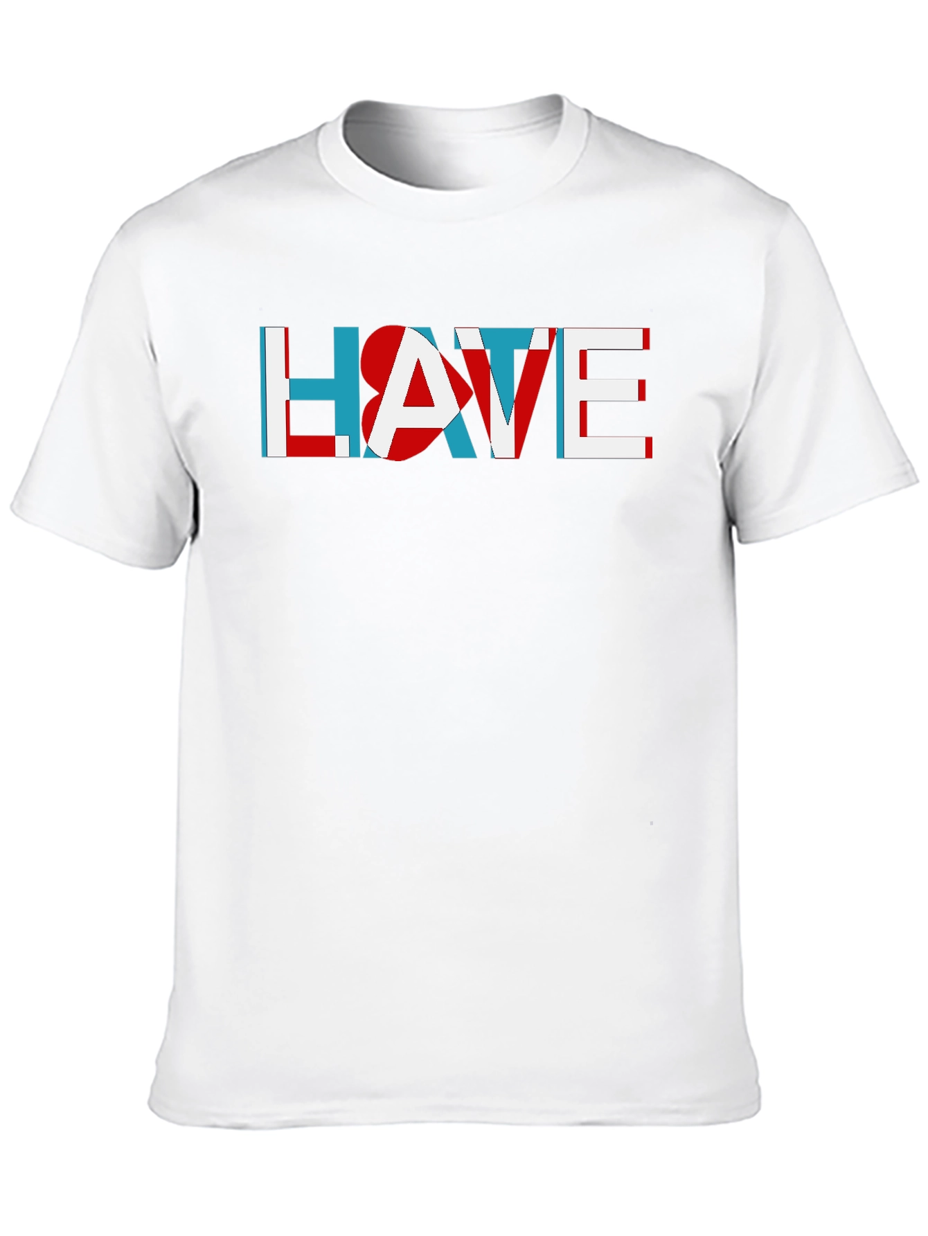 HATE Graphic Tee - Mens Soft Black T-Shirt