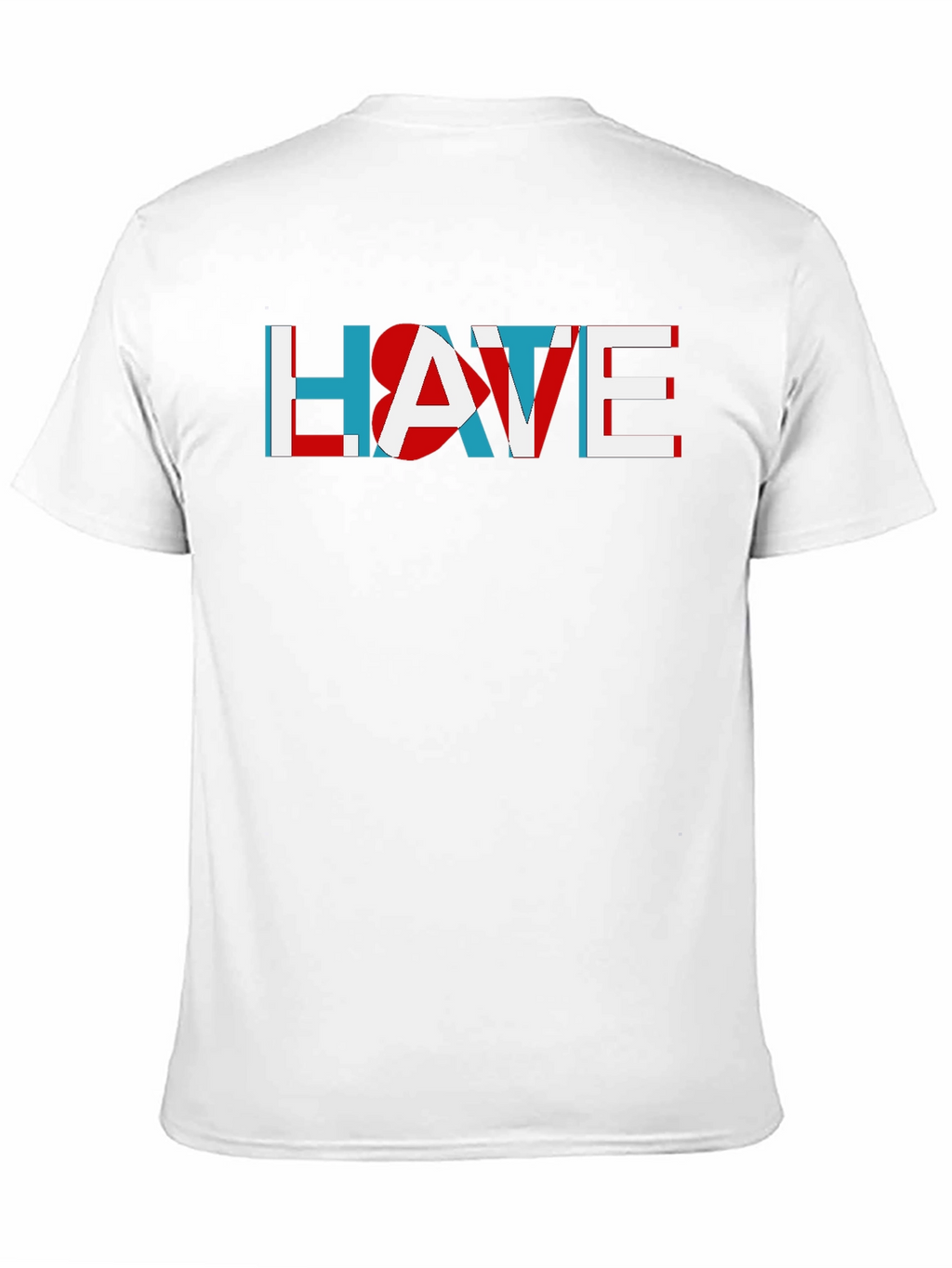 HATE Graphic Tee - Mens Soft Black T-Shirt