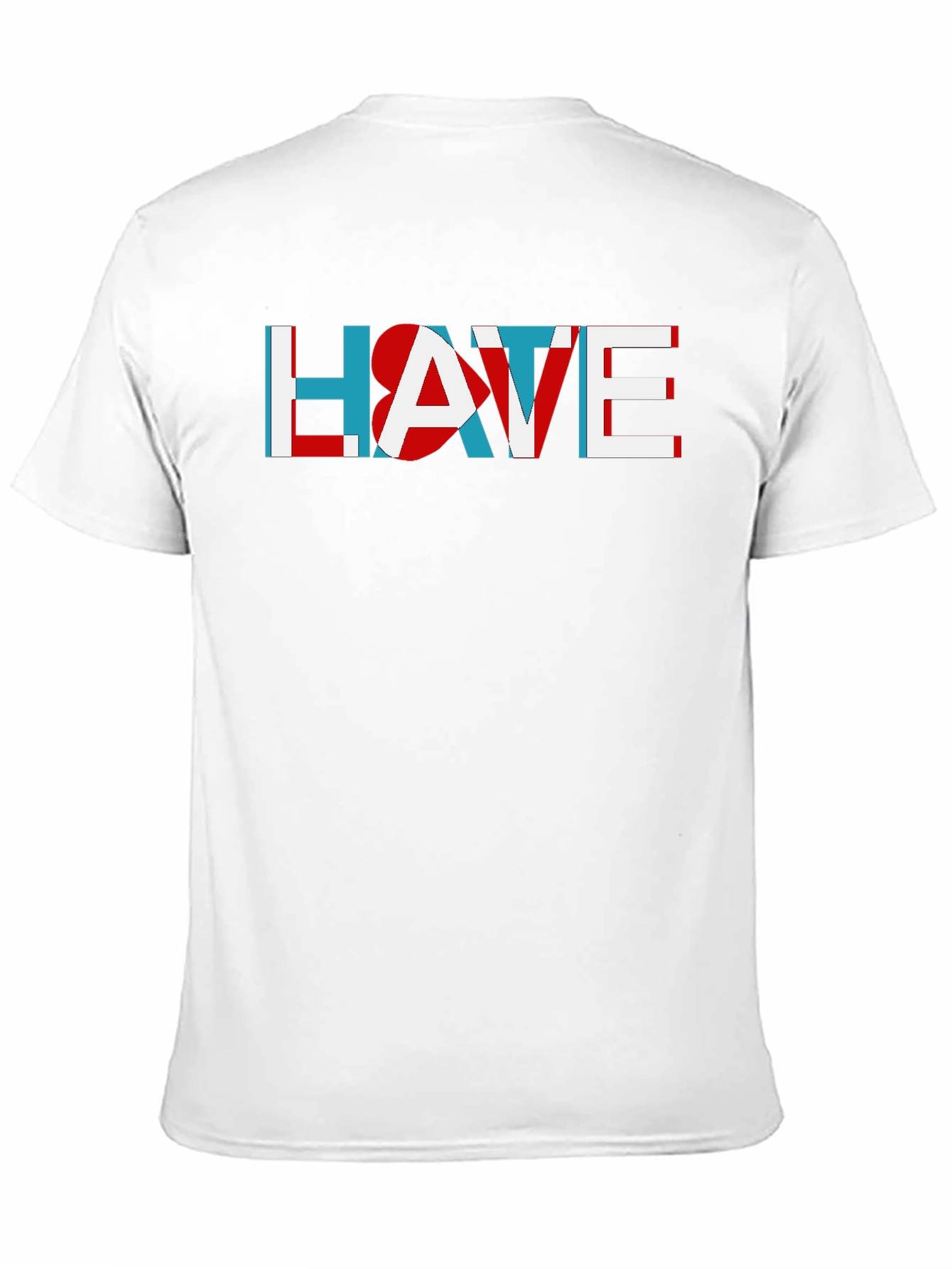 HATE Graphic Tee - Mens Soft Black T-Shirt