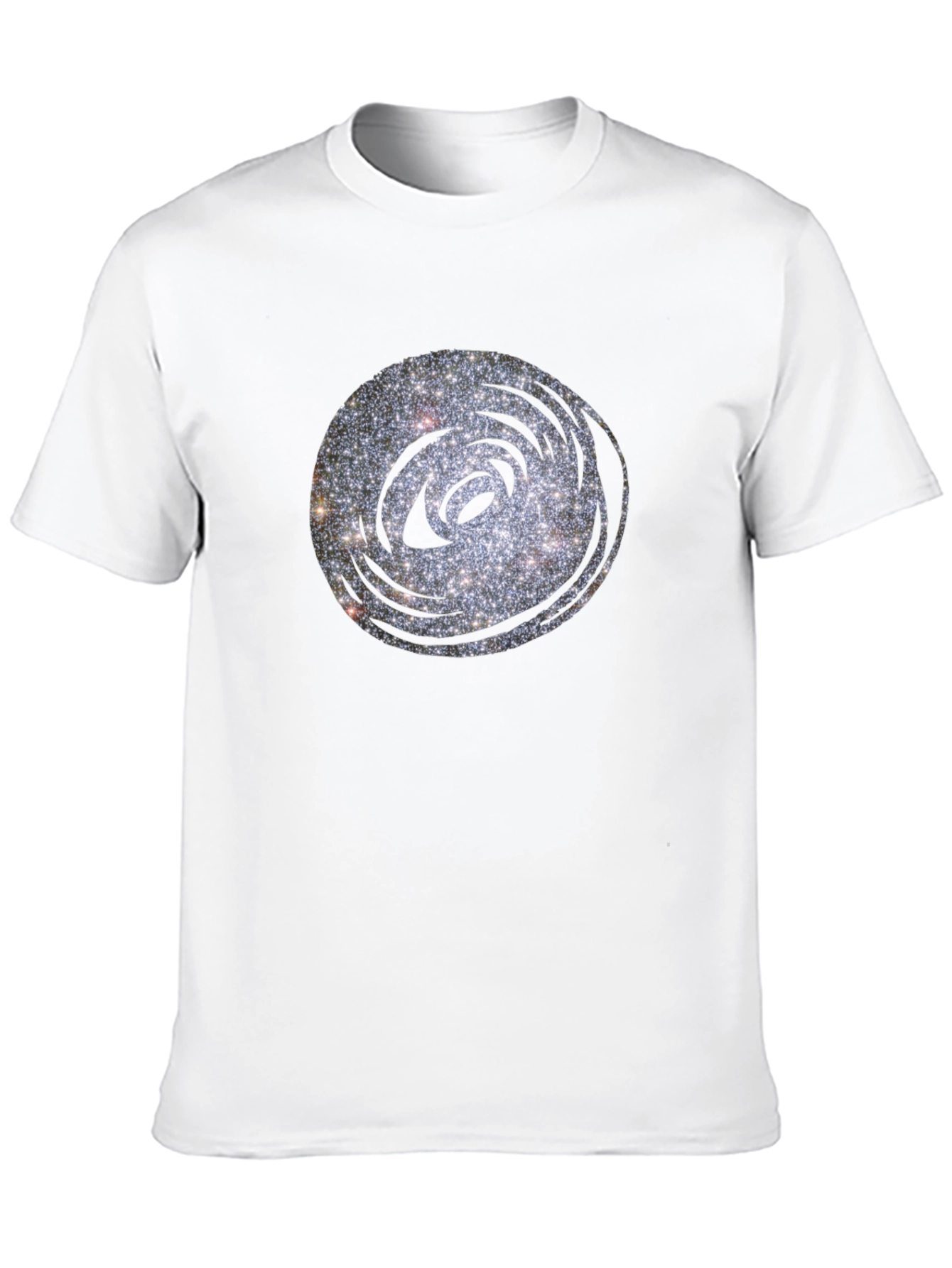 Galaxy Swirl Tee - Stylish Graphic Print Cotton T-Shirt