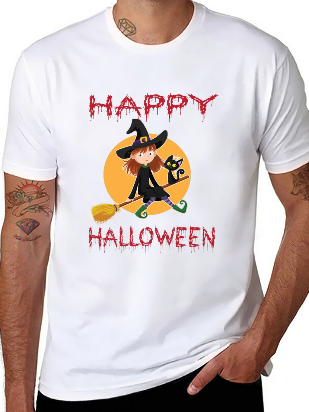 Happy Halloween Witch T-Shirt