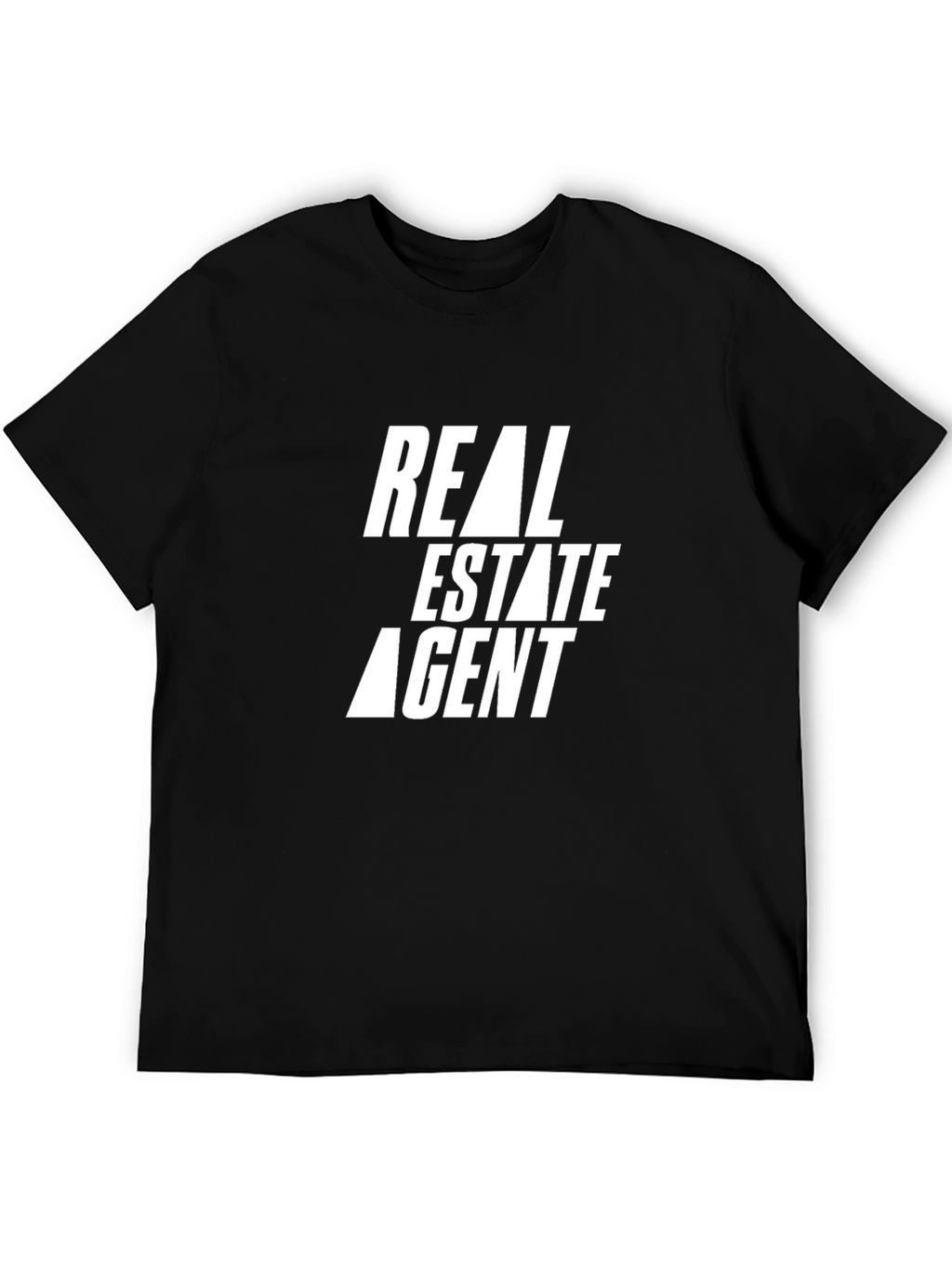 Real Estate Agent Graphic Tee - Black