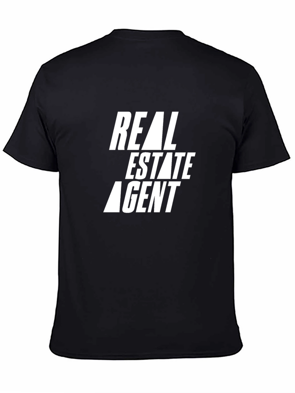 Real Estate Agent Graphic Tee - Black