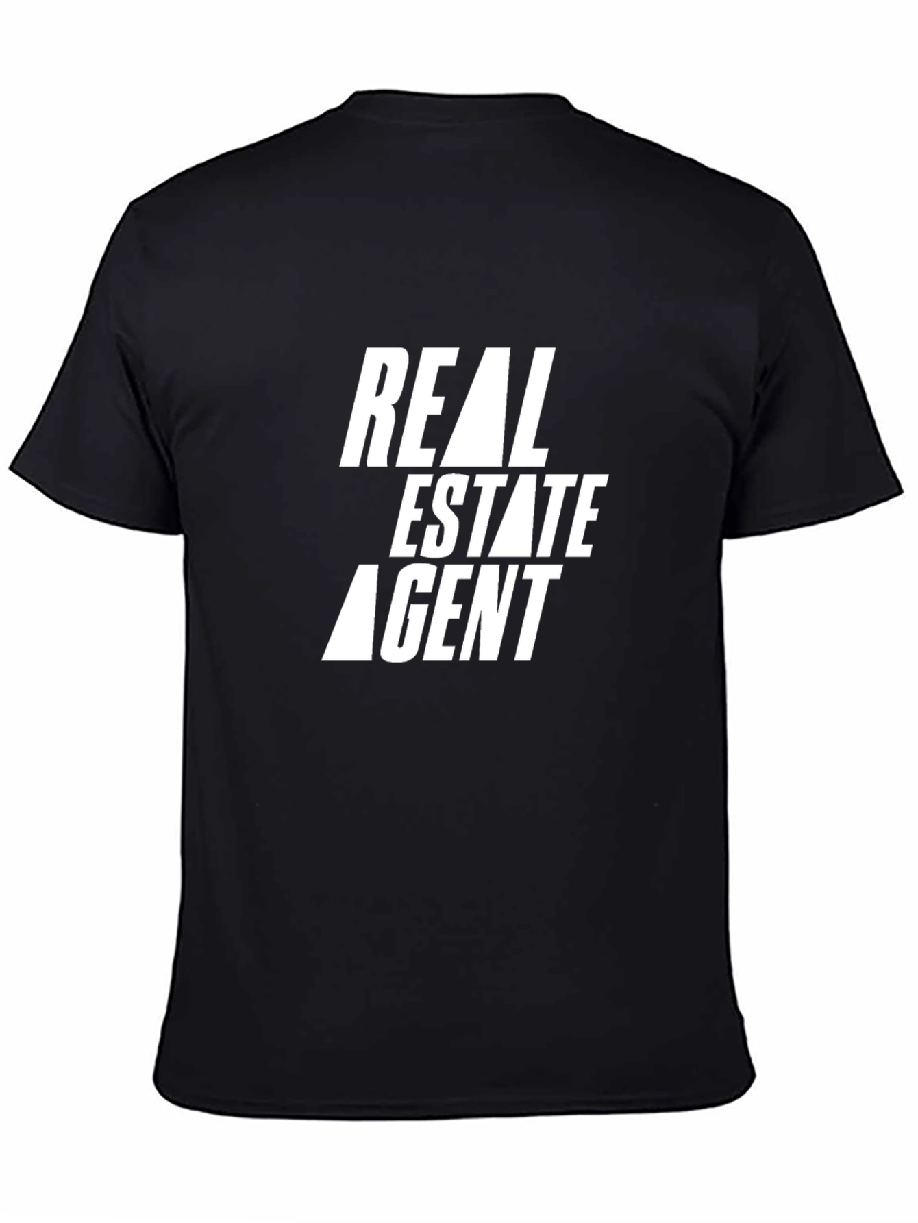 Real Estate Agent Graphic Tee - Black