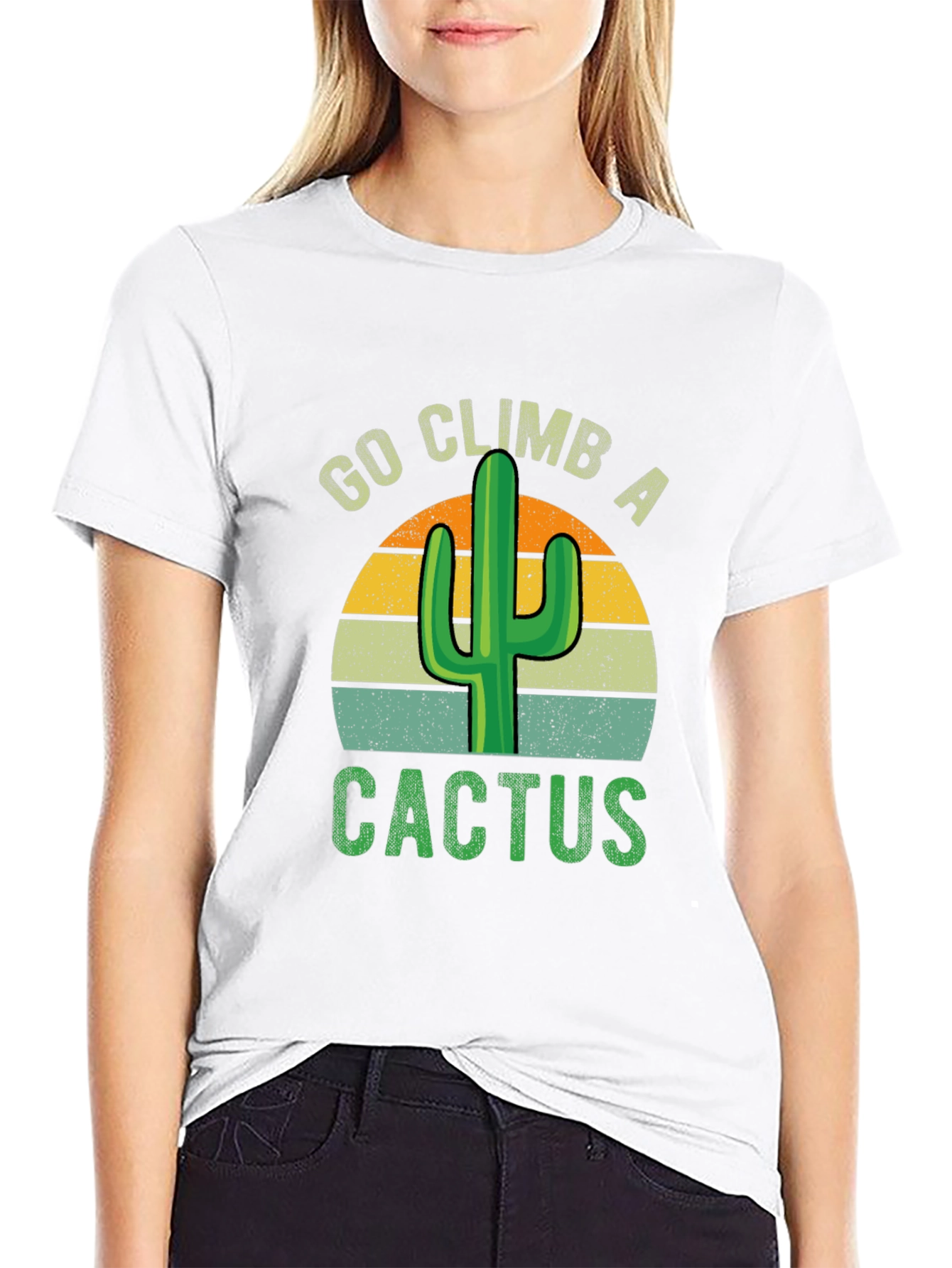 Go Climb A Cactus Graphic T-Shirt