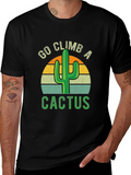 Go Climb A Cactus Graphic T-Shirt