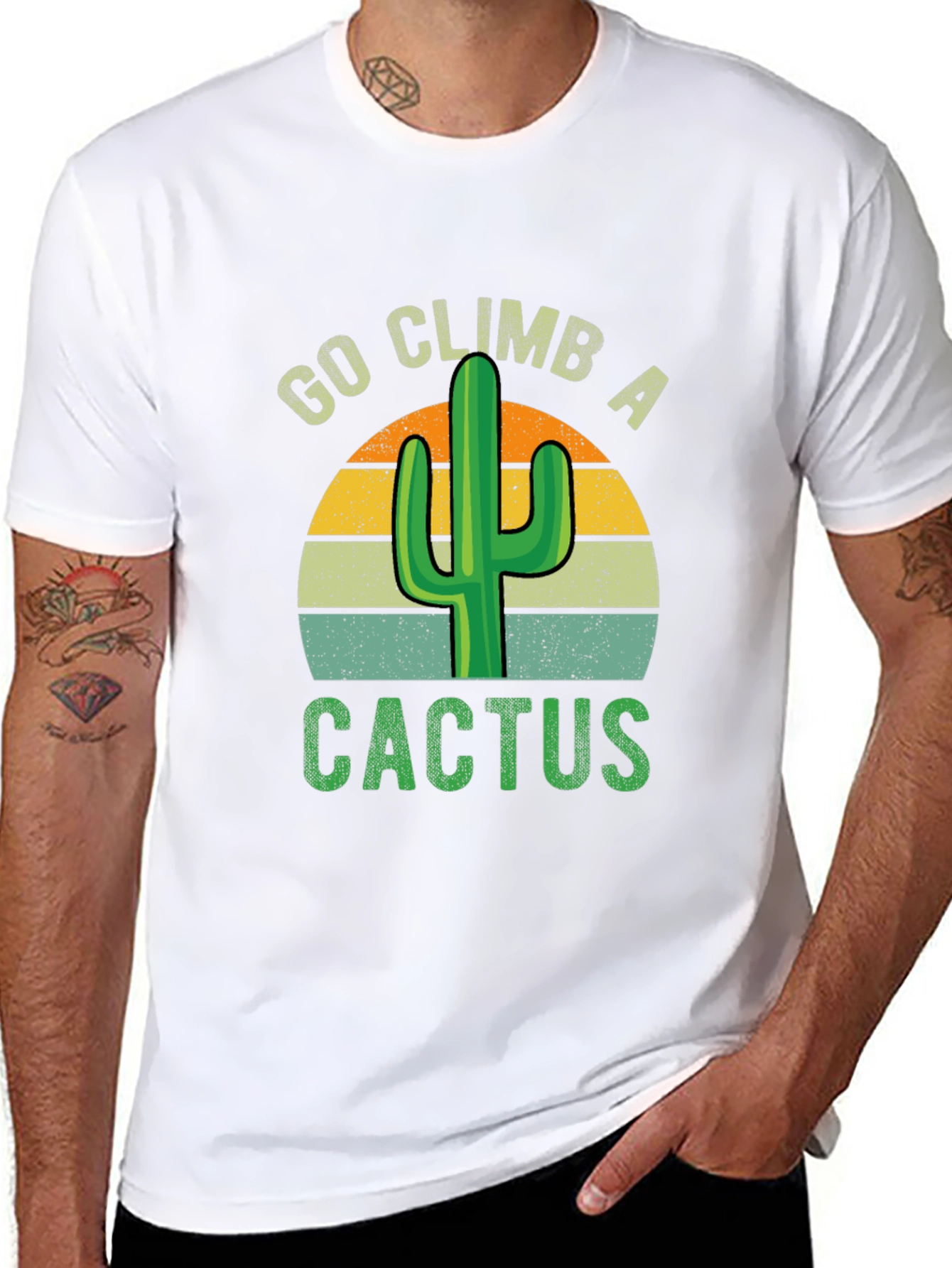 Go Climb A Cactus Graphic T-Shirt