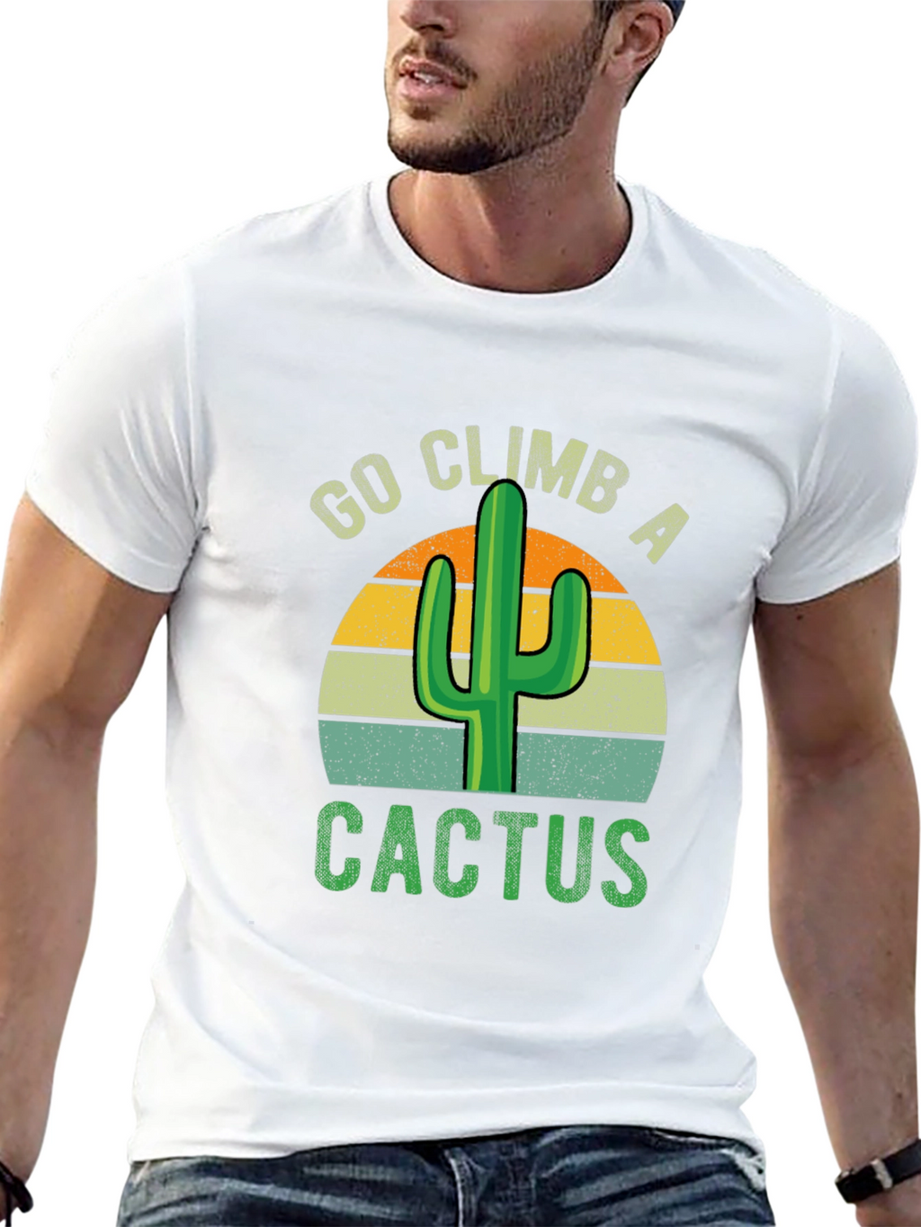 Go Climb A Cactus Graphic T-Shirt